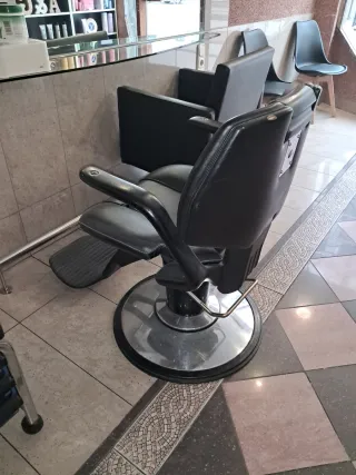 Silla peluqueria reclinable