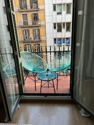 Conjunto Sillas  Acapulco Exterior Azul