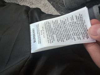 Piumino Burberry Nero