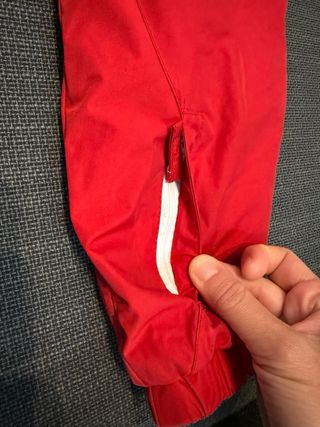 Mono de nieve infantil rojo