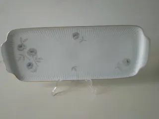 Bandeja Rosenthal Porcelana Flores Dorada