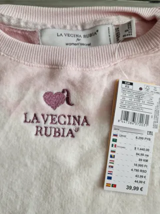 Pijama WS La Vecina Rubia Talla Xs
