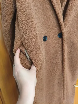 Abrigo marrón largo