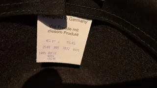 Cappello Bugatti lana grigio/nero