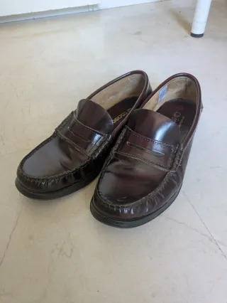 Mocasines burdeos talla 43