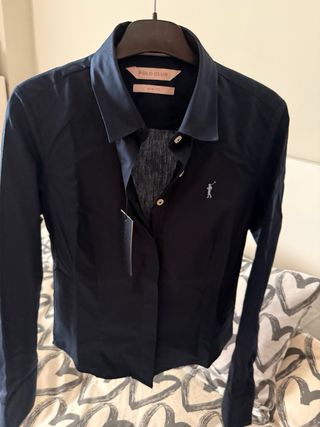 Camisa Polo Club Slim Fit Talla S nueva sin estree