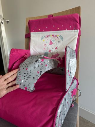 Trona portátil Tuc Tuc estrellas rosa