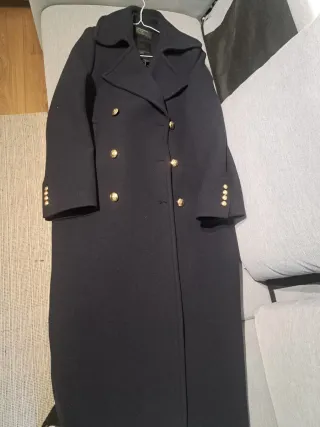 Abrigo lana manteco Zara talla S