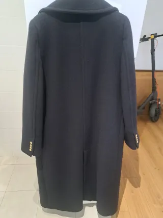 Abrigo lana manteco Zara talla S