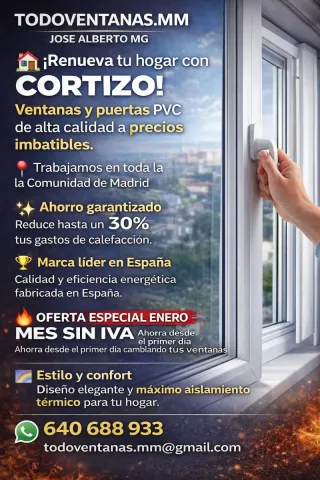 Ventana PVC Cortizo