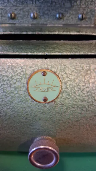 Proyector cine antiguo verde Kavex