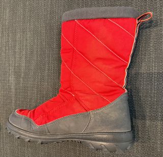 Botas de nieve rojas talla 34