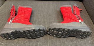 Botas de nieve rojas talla 34