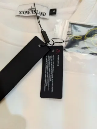 Sudadera Stone Island Blanca Talla M