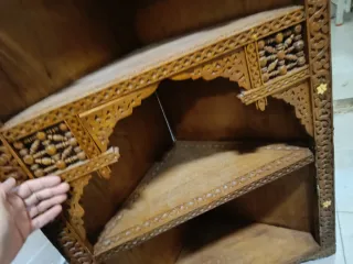 Mueble Rinconero Antiguo de Taracea