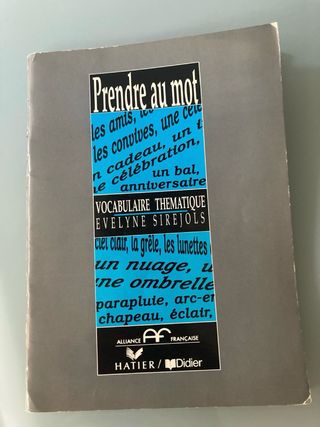 Libro de vocabulario francés