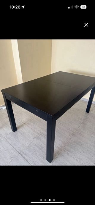 Mesa Ikea Comedor marrón/negro