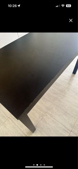 Mesa Ikea Comedor marrón/negro