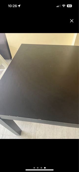 Mesa Ikea Comedor marrón/negro