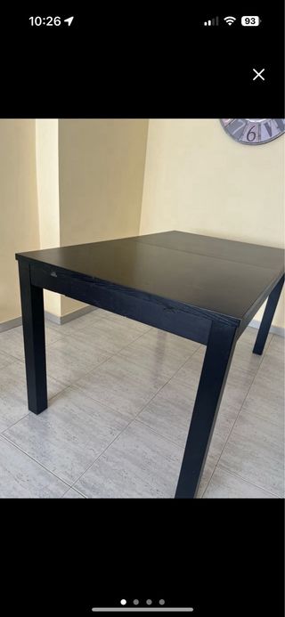 Mesa Ikea Comedor marrón/negro