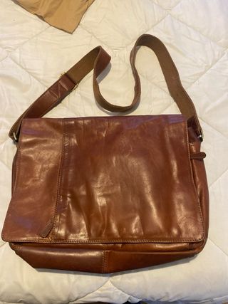 Cartera de piel para portátil, documentación...