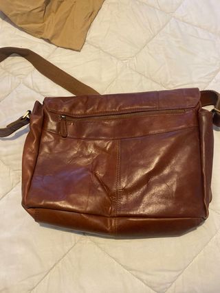 Cartera de piel para portátil, documentación...