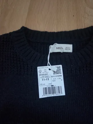 Jersey punto niño Mango talla 11-12