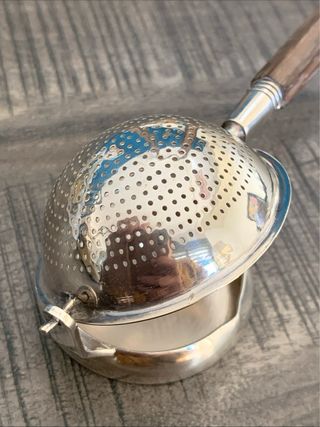 Passa tè Christofle placcato argento