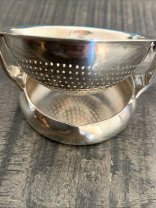 Passa tè Christofle placcato argento