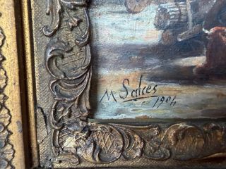 CUADRO OLEO MANUEL SALCES (1904)