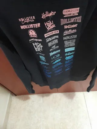 Sudadera Hollister Negra Hombre