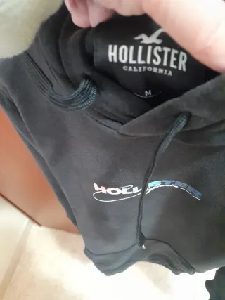 Sudadera Hollister Negra Hombre