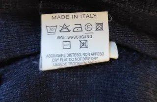 Jersey vintage lana merino Francesco Morri azul TL