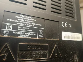 Amplificador+subwoofer+3 altavoces Pioneer