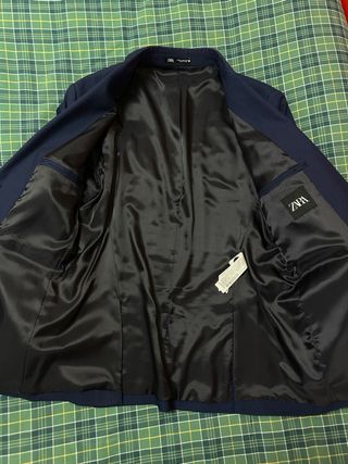 Blazer azul hombre Zara t.48
