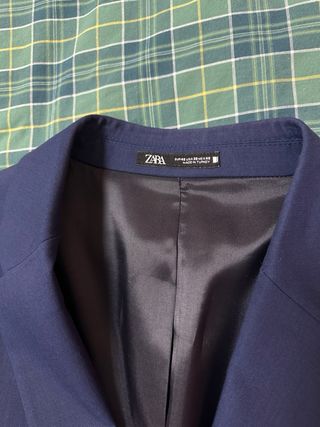 Blazer azul hombre Zara t.48