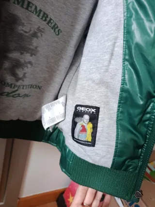 Anorak Geox Talla 6 Años Verde