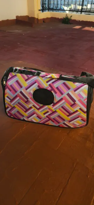 Transportín perro/gato estampado