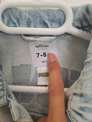 Cazadora tejana niña Snoopy