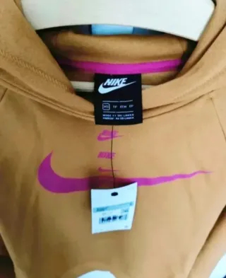 Sudadera Nike naranja talla XS