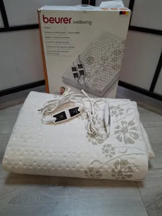 Beurer Calientacamas doble 150 x 160cm con 2 zona