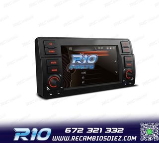RADIO NAVEGADOR 7" BMW SERIE 3 E46 98-06 USB GPS TACTIL HD T