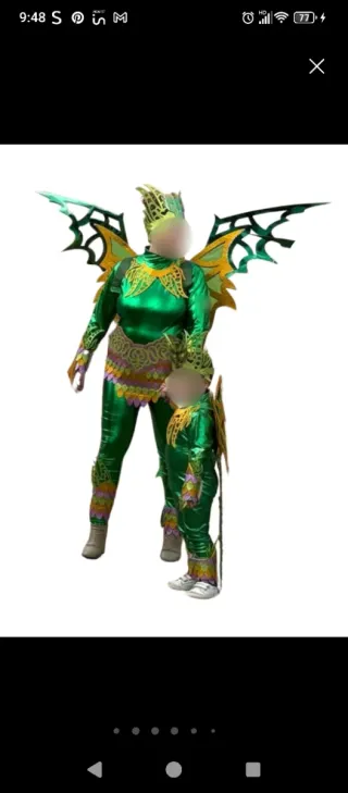 Corte materiales carnaval fiesta