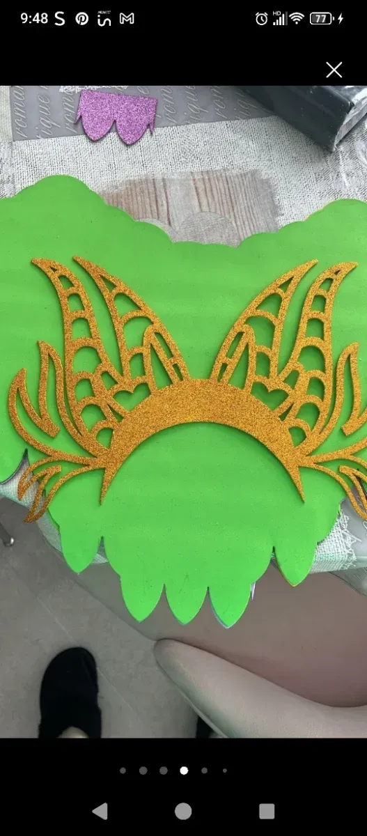 Corte materiales carnaval fiesta