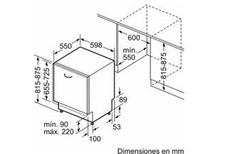 Lavavajillas Bosch 60cm Integrable Nuevo