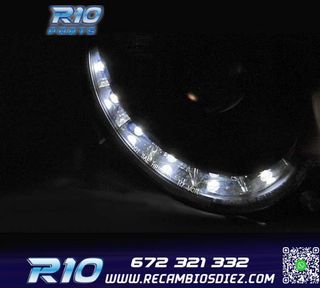 FAROS MERCEDES CLASE CLK W209 02-09 LUZ DIURNA FONDO NEGRO
