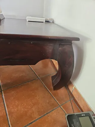 Mesa auxiliar madera teka