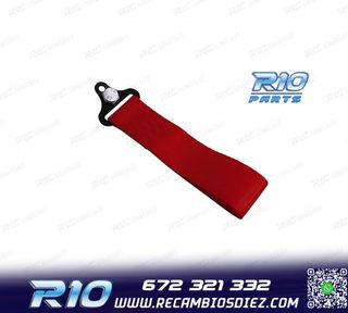 CINTA DE REMOLQUE ROJA EN TELA