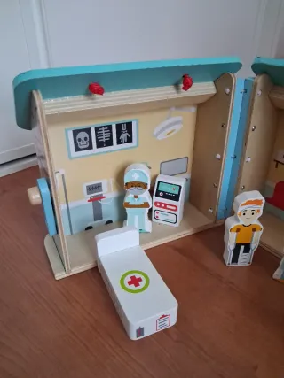 Juego Hospital Madera Niños