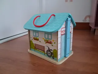 Juego Hospital Madera Niños